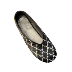 Diamante Flat Ballet Shoes