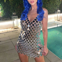 See Through Mini Dress