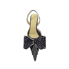 Diamante Kitten Heel Sandals