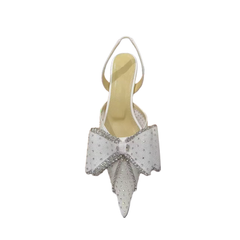 Diamante Kitten Heel Sandals