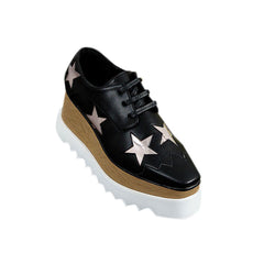 Star Lace Up Oxfords Platform Sneakers