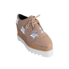 Star Lace Up Oxfords Platform Sneakers