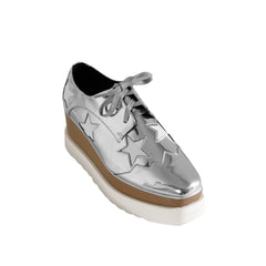 Star Lace Up Oxfords Platform Sneakers