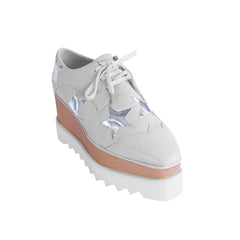 Star Lace Up Oxfords Platform Sneakers