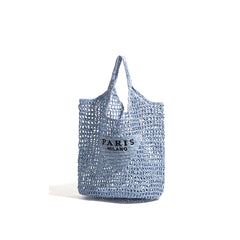 Letter Espadrilles Tote Bag