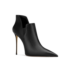 Leather Ankle Boots - 8cm