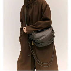 Leather Oversized Cross Body Bag