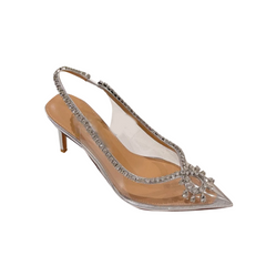 Diamante Mid heel Sandals