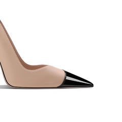 Bi-Color High Heel Pumps - 10cm