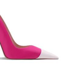 Bi-Color High Heel Pumps - 10cm
