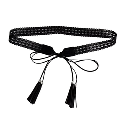 Tassels Lace Up Girdle Belt
