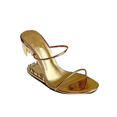 Sculptured Wedged Heel Sandals