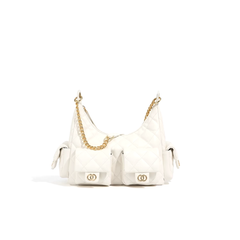 Quilted Pocket Cross Body Bag