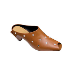 Diamante Mules Sandals