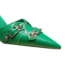 Studded Mules Sandals - 9cm