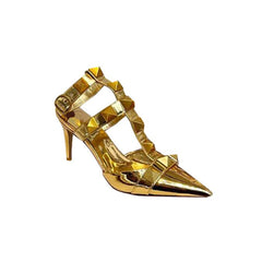 Studded Mid Heel Sandals