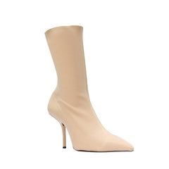 Super Pointed Toe Basic Sock Ankle Boots