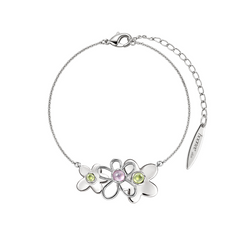 Diamante Flower Bracelet