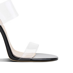 PVC Mules Sandals - 10cm