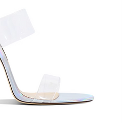 PVC Mules Sandals - 10cm