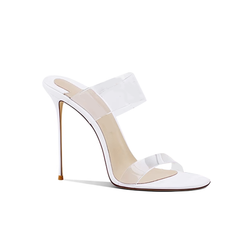 PVC Mules Sandals - 10cm