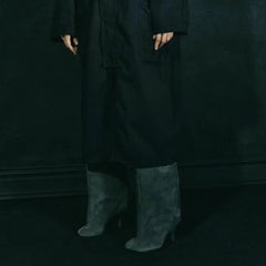 Suede Knee High Boots