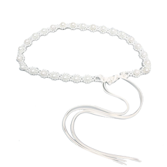 Pearl And Bow Girdle Belt