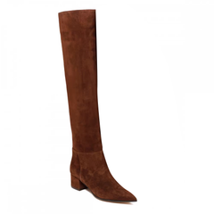 Block Heel Over The Knee Boots