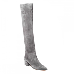 Block Heel Over The Knee Boots