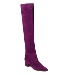 Block Heel Over The Knee Boots