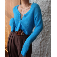 Long Sleeves Knitwear Cardigan