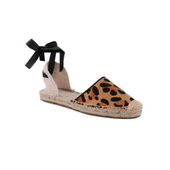 Lace Up Flat Sandals