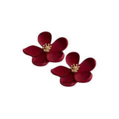 Flower Ear Studs Earrings - Pair