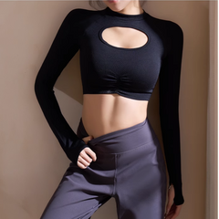 Yoga Pilates Backless Fitted Fitness Top