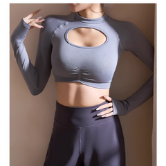 Yoga Pilates Backless Fitted Fitness Top