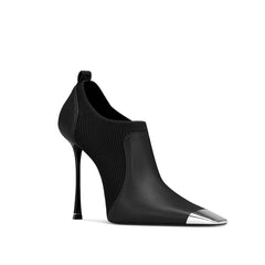 Metal-Plated Mid Heels - 8cm