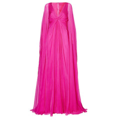 V Neck Maxi Evening Dress Gown