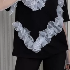 Ruffled Heart T-Shirt