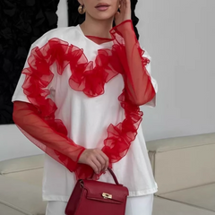 Ruffled Heart T-Shirt