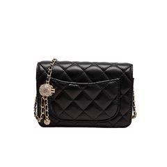 Quilted Leather Cross Body Bag