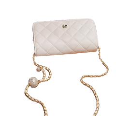 Quilted Leather Cross Body Bag