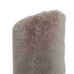 Leather And Fur Knee High Boots - 9cm