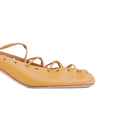 Lace Up Kitten Heel Sandals