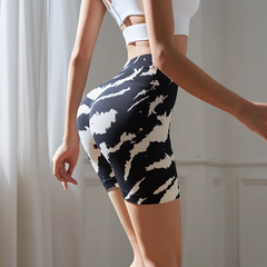 Yoga Pilates Printed Fitness Shorts