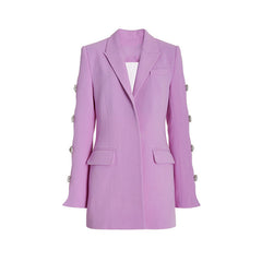 Diamante Bow Cut Out Blazer