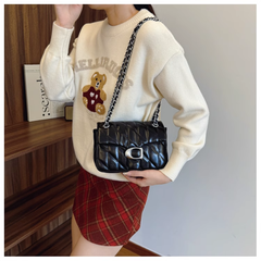 Metal Embellished Cross Body Bag