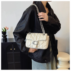 Metal Embellished Cross Body Bag