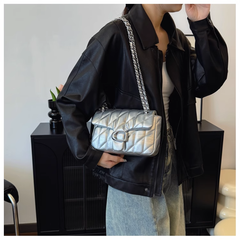 Metal Embellished Cross Body Bag