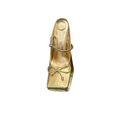 Bow High Heel Mules Pumps - 10cm