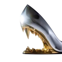 Sculptured Wedged Heel Pumps